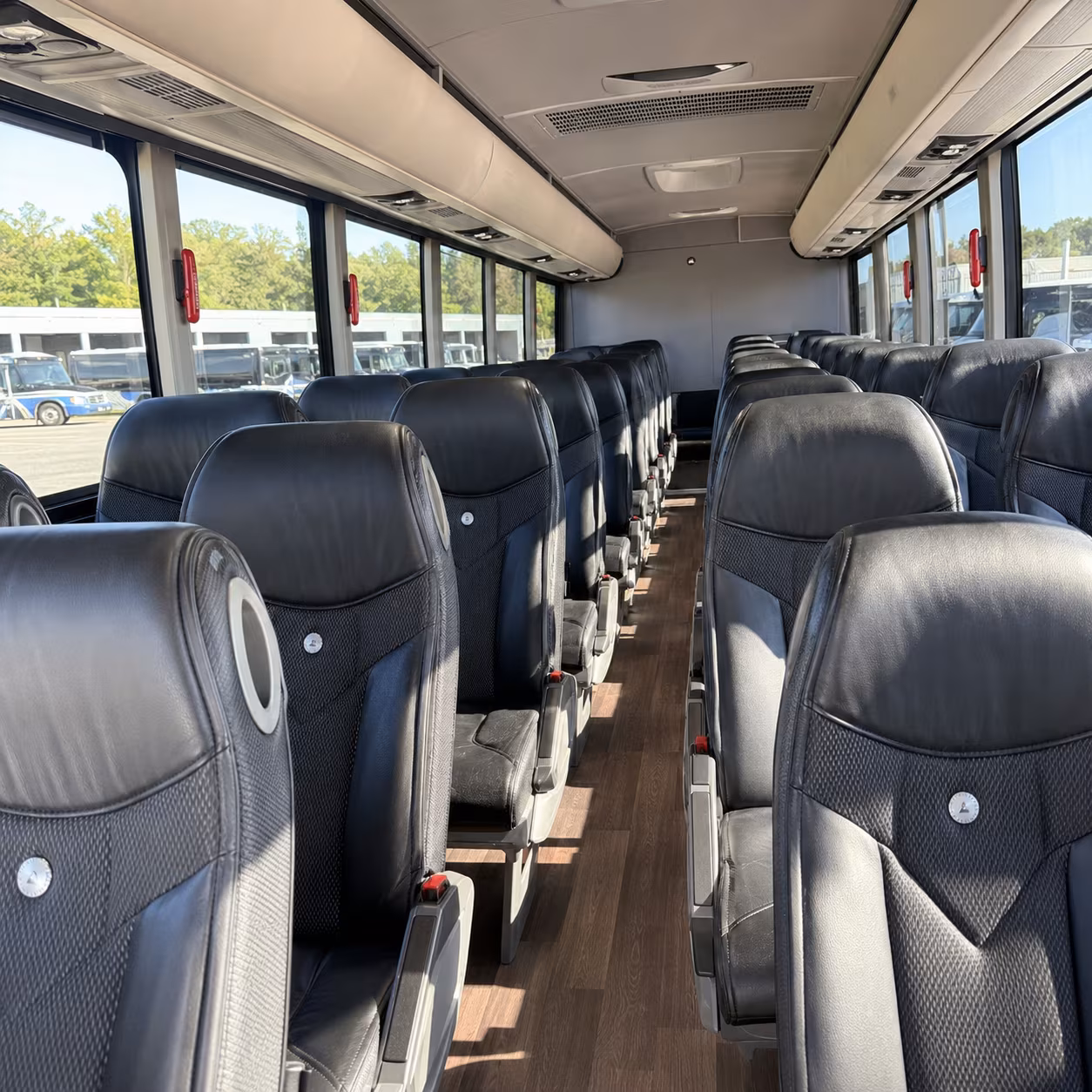 frisco show up to frisco concerts in a charter bus