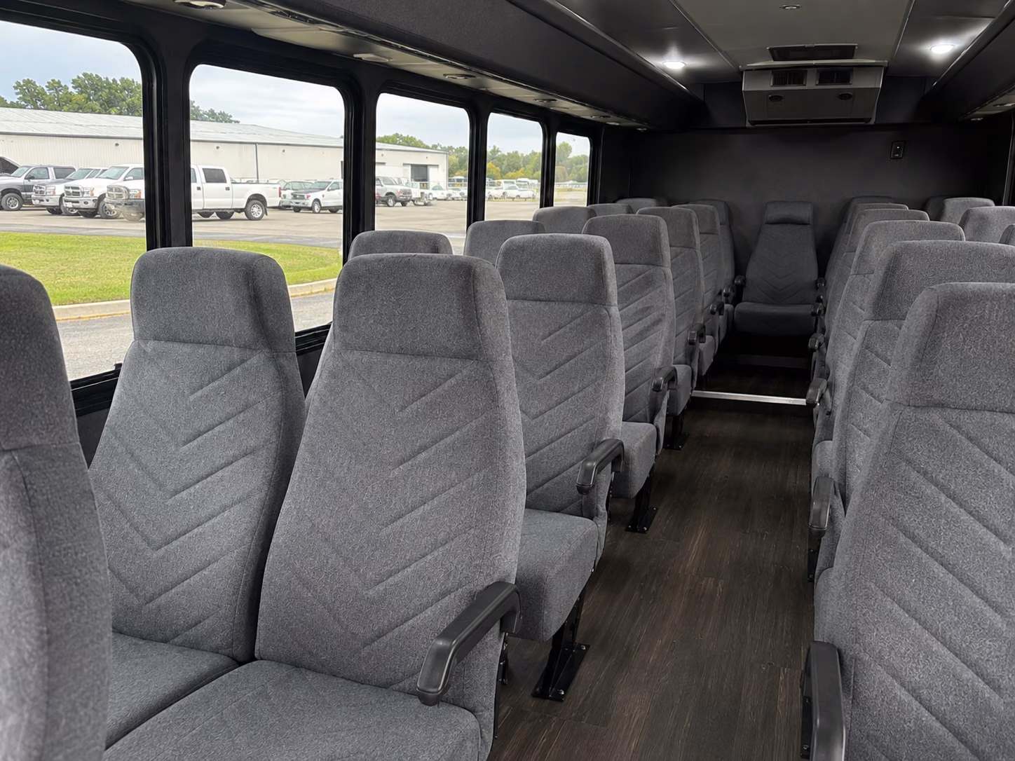 haltom city school event transportation onboard seating