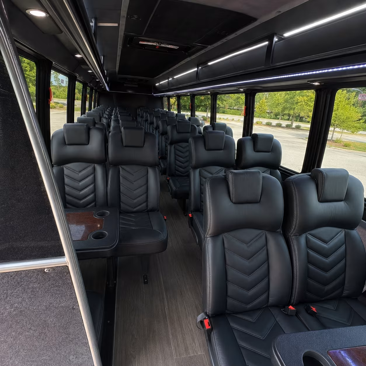haltom high school and birdville high school prom groups love minibus rentals