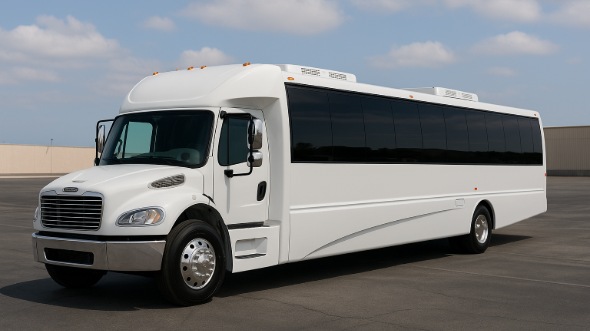 Exterior of Charter Bus Company Haltom City's Party Bus in Haltom City